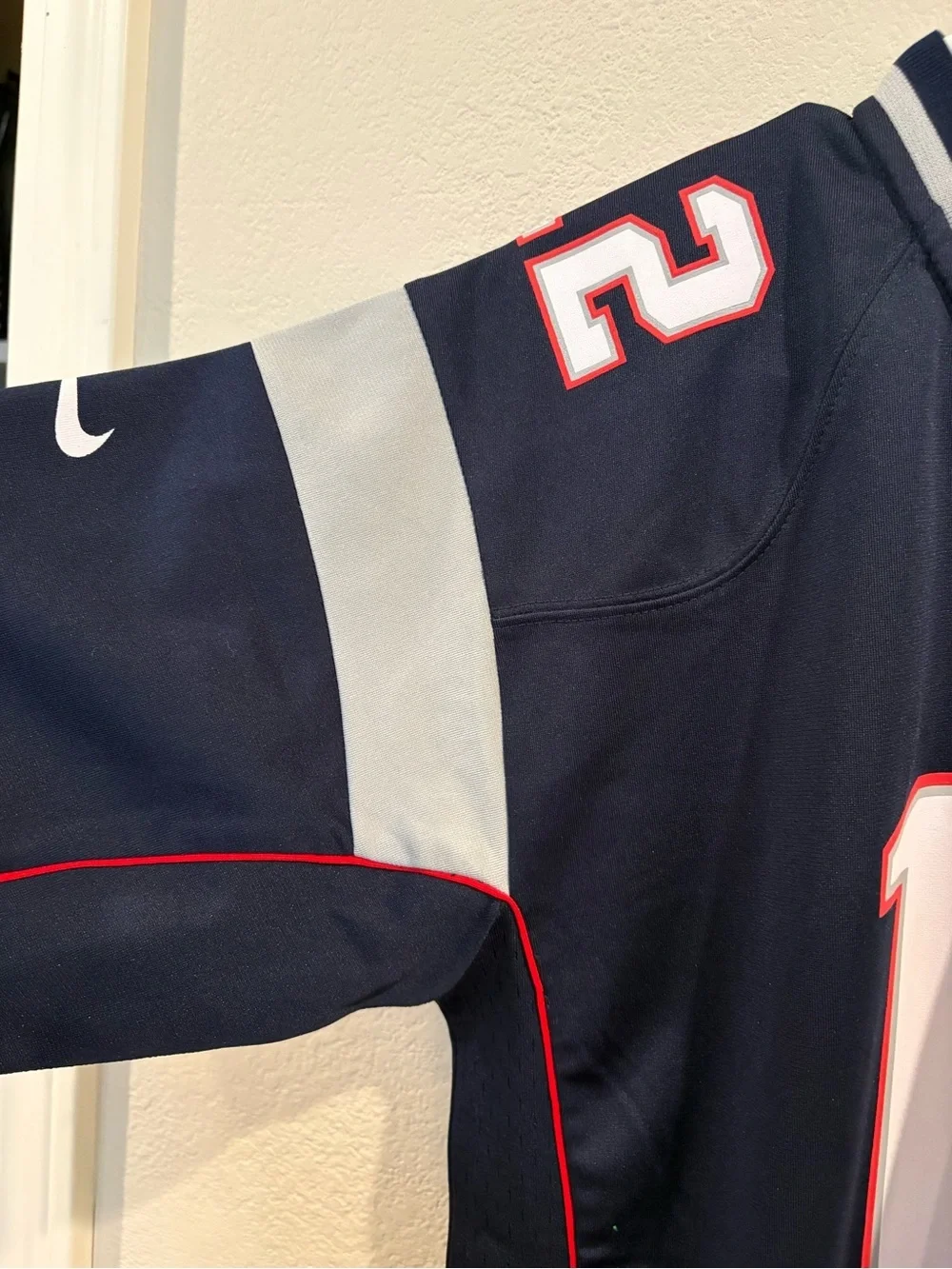 Nike New England Patriots Tom Brady Navy Blue Football Jersey Youth Size Large